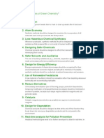 The Twelve Principles of Green Chemistry