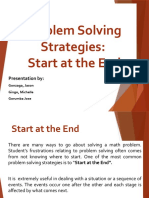 Problem Solving Strategy