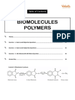 CH 14. Biomolecules Polymers