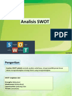 3.2 Analisis SWOT