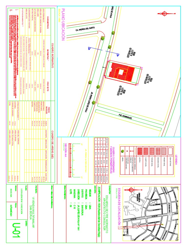 Croquis de Ubicación | PDF | Edificios residenciales | Casas