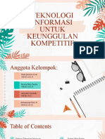 KEL - 8 Teknologi Informasi Untuk Keunggulan Kompetitif