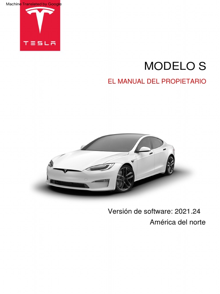 2021 Tesla Model S Owners Manual PDF Teléfonos móviles Tesla Model S
