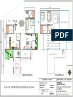 PROPOSED G+1 FLOOR PLAN (3 BEDROOMS) - Model