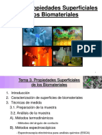 Tema 3. Propiedades Superficiales de Biomateriales