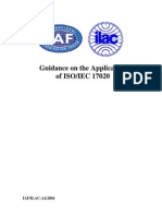 Guidance On The Application of ISO/IEC 17020: IAF/ILAC-A4:2004