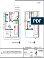 PROPOSED G+1 FLOOR PLAN - (OPTION 4) Model