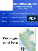 Semana 17 2020-I Situación de La Psicología en El Perú Actual