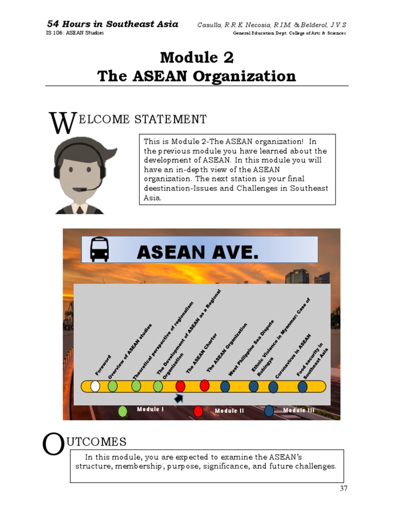 ASEAN Organization: Structure & Challenges | PDF | International ...