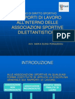 i Rapporti Di Lavoro Negli Enti Sportivi29.10.09