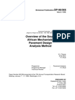 Overview of The South African Mechanistic Design Method