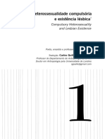 RICH, Adrienne - Heterossexualidade compulsÃ³ria e existÃªncia LÃ©sbica