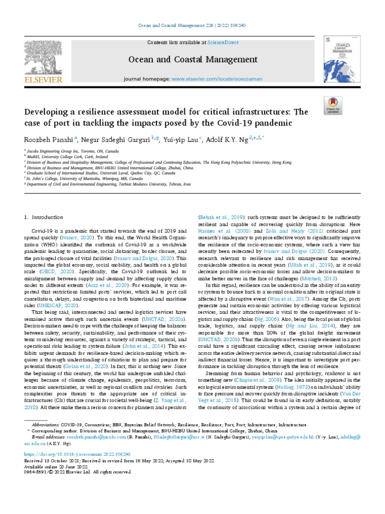 developing-a-resilience-assessment-model-for-critical-infrastructures