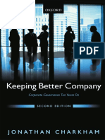 Keeping Better Company provides a concise overview of corporate governance