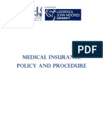 Medical Insurance Policy and Procedure - For Circulation