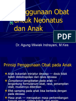 Penggunaan Obat Pada Neonatus Dan Anak