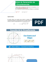 Generación de Circunferencias