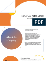 Sineflex Pitch Deck: Mahesh Iyer (Co - Founder Sineflex)