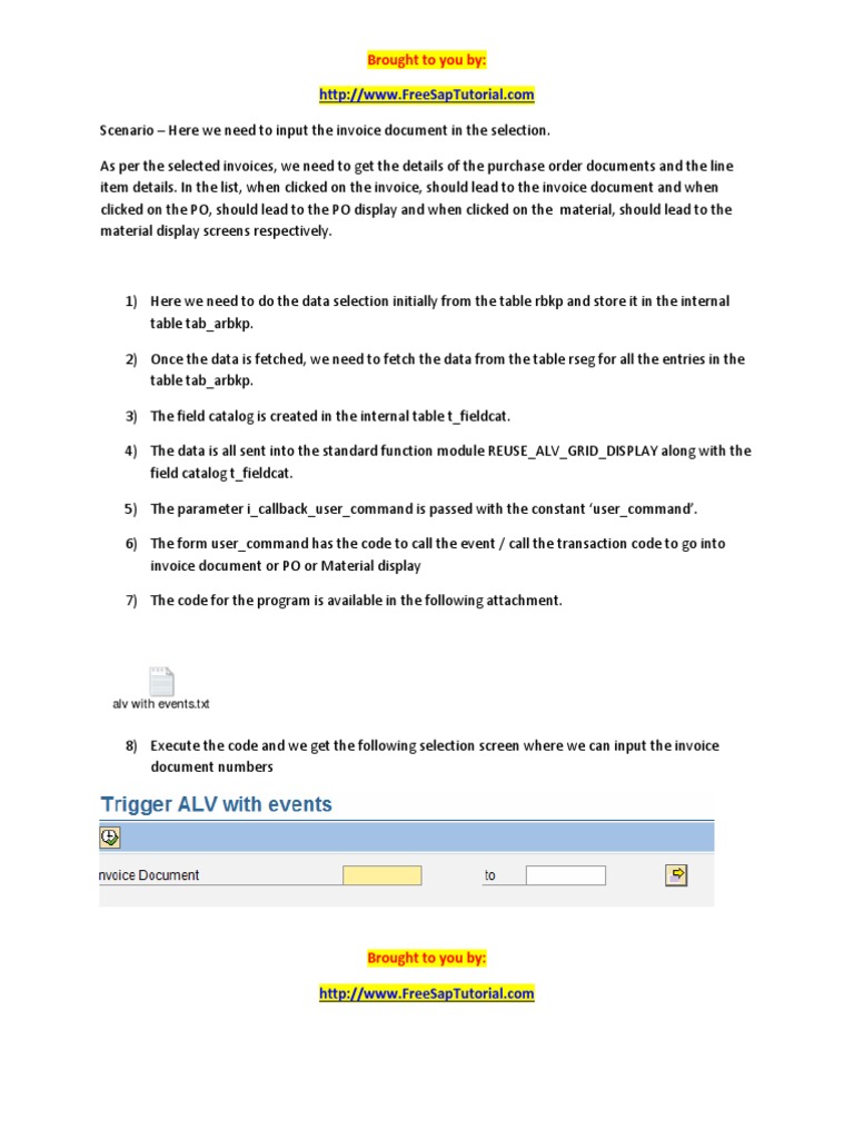 Brought To You By:: Alv With Events | PDF | Business | Computers