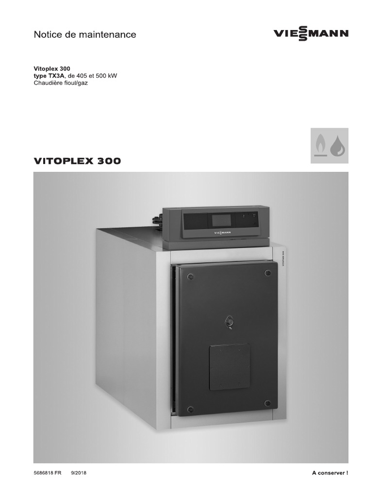NMT Vitoplex 300 TX3A de 405 A 500 KW - 5686818 - 9-2018 | PDF