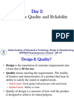 Design for Quality and Reliability Tools