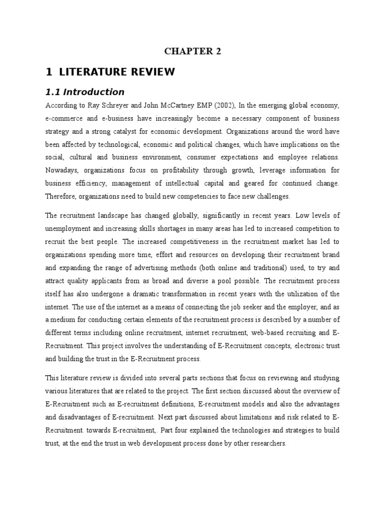 literature review on youth employment