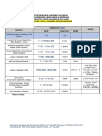 Amendment of Academic Calendar A221 A222 NEW Senate 27 July 2022