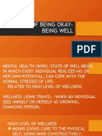 The Art of Being Okay-Being Well