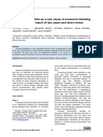 Acquired Hemophilia As A Rare Cause of Excessive Bleeding During Dentistry Report of Two Cases and Short Review