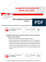 Reglamento - Asistencia - Evaluacion - Sica - Seminario 2022-02