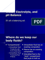 Water and Electrolyte Balance