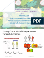 Biofarmasi Multicompartemental Model - 3 Compartement - Gasal 2021-2022