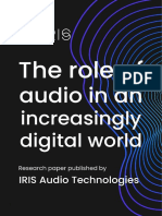 Role of Audio in 2022