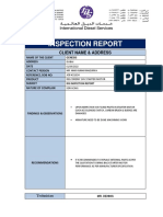 Ids Inspection Report-Genesis-Job#21624