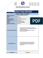 IDS INSPECTION REPORT-GENESIS EQUIPMENT SOLUTIONS-JOB#21586