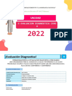 Unidad Cero Diagnostica 1º - 2022