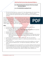 Guide to Safety Arrangement for Road Stud Activity