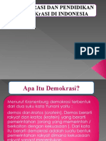 Demokrasi - Pendidikan Demokrasi Indonesia Nop 2017