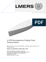 A CFD Investigation of Sailing Yacht Transom Sterns: Jens Allroth & Ting-Hua Wu