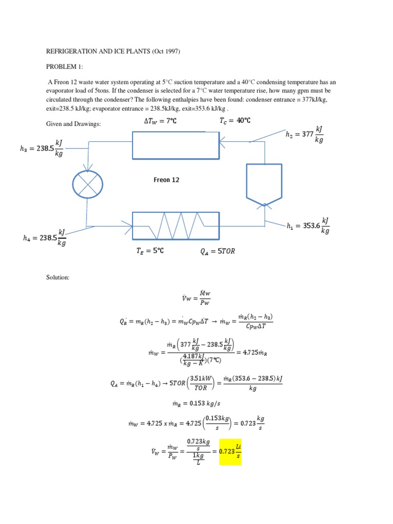 Refrigeration Past Board Exam PDF | PDF | Refrigerator | Transport ...