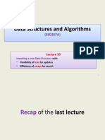 Lecture 10 ESO207 InventingBinarySearchTrees