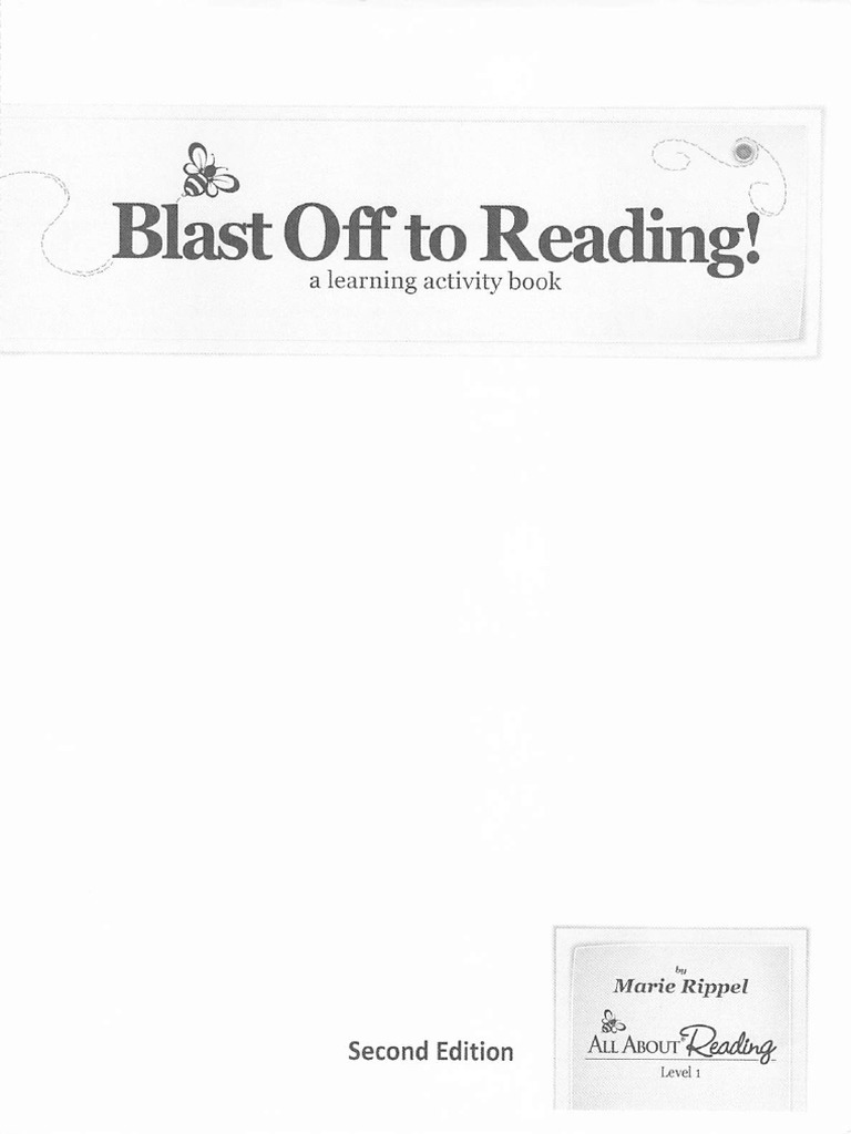 All about reading blast off to reading activity book level 1 by pdf