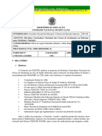 Resolução CNECES Resolução 1133 de 2001 - DCN Medicina Enfermagem e Nutrição