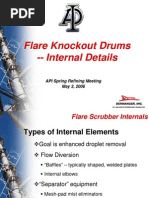 Attachment 8 - Flare Knockout Drum Internals