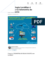 A Tecnologia LoraWan É Aplicada Na Telemetria Do Saneamento - LinkedIn