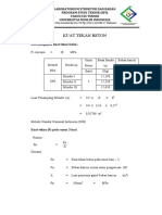 KUAT TEKAN BETON KLP 10 Fixx Banget