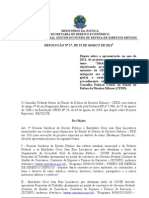 Resolução nº 27 - projetos especiais 2011 - 25-03-2011