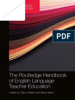 (Routledge Handbooks in Applied Linguistics) Steve Mann (Editor) - Steve Walsh (Editor) - The Routledge Handbook of English Language Teacher Education-Routledge (2019)