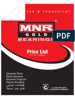 MNR Bearing India Price List