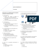 Examen Diagnostico Primero y Segundo